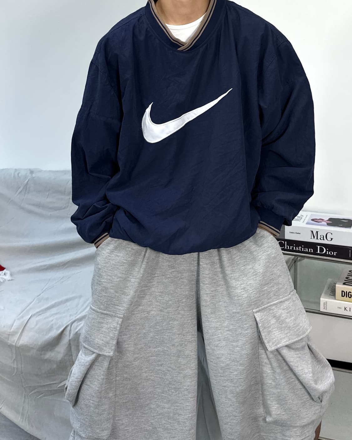 나이키 빅스우시 네이비 웜업 L 상품이미지1