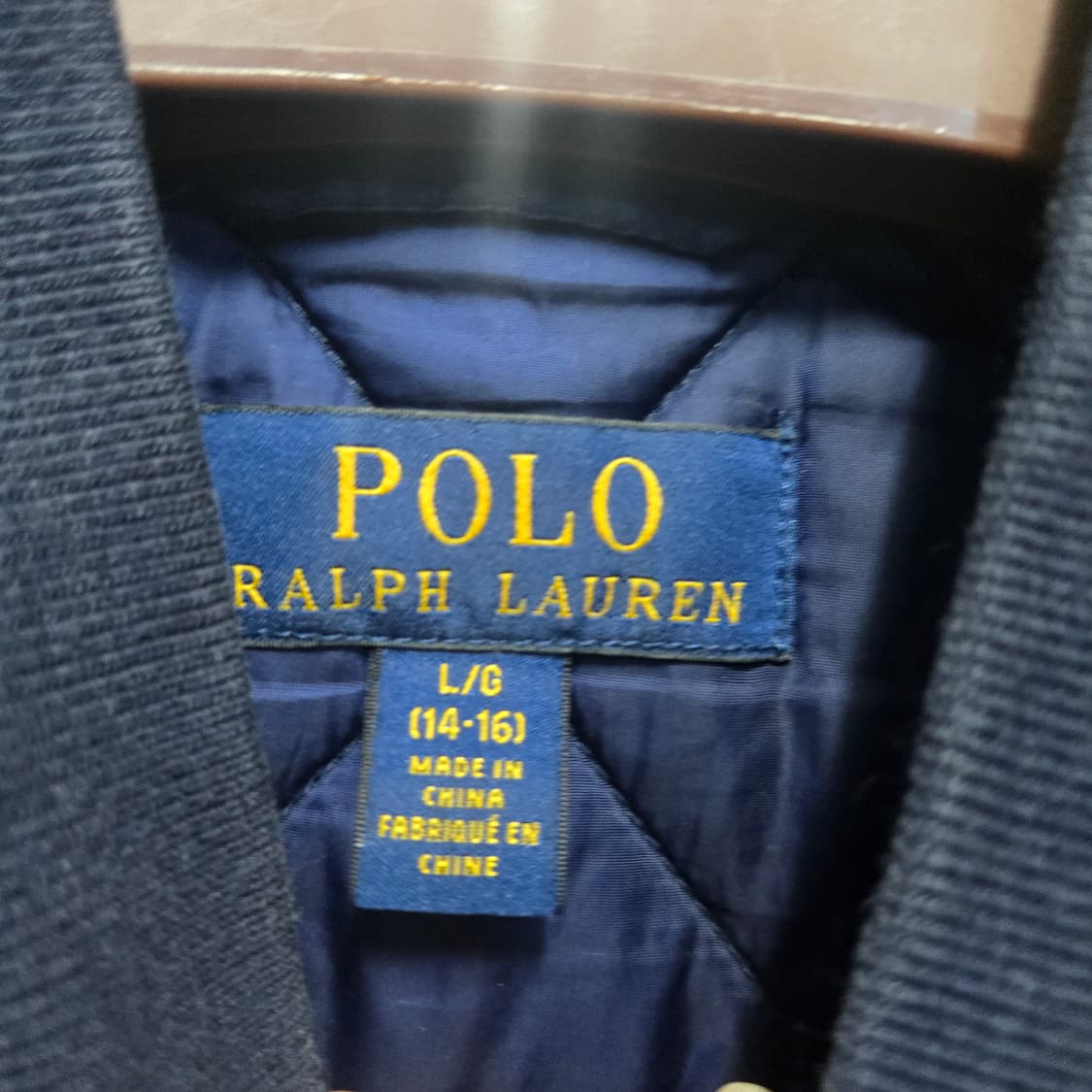 폴로 랄프로렌 네이비 퀼팅 자켓  상품이미지6