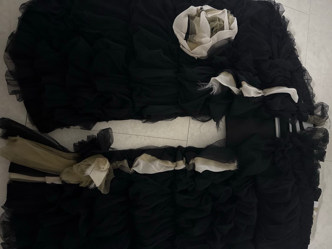 꼼데가르송 robe de chambre 베스트 조끼 머플러 목도리 상품이미지4