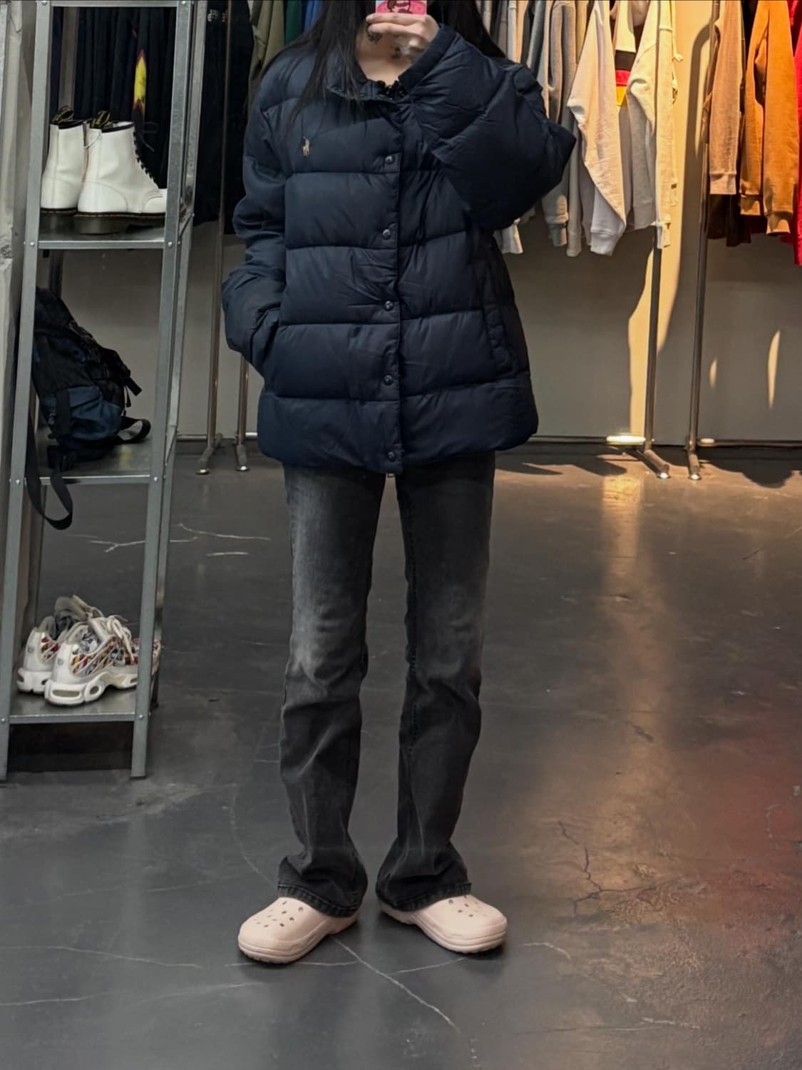 폴로랄프로렌 네이비 다운 푸퍼 패딩 A3130 상품이미지1