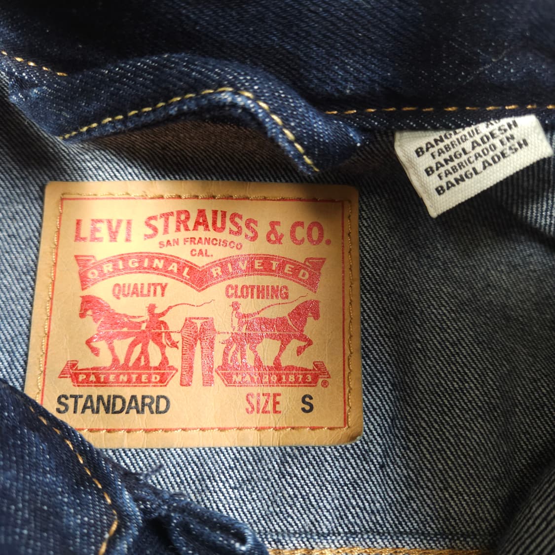 리바이스 진청 데님 자켓 상품이미지4