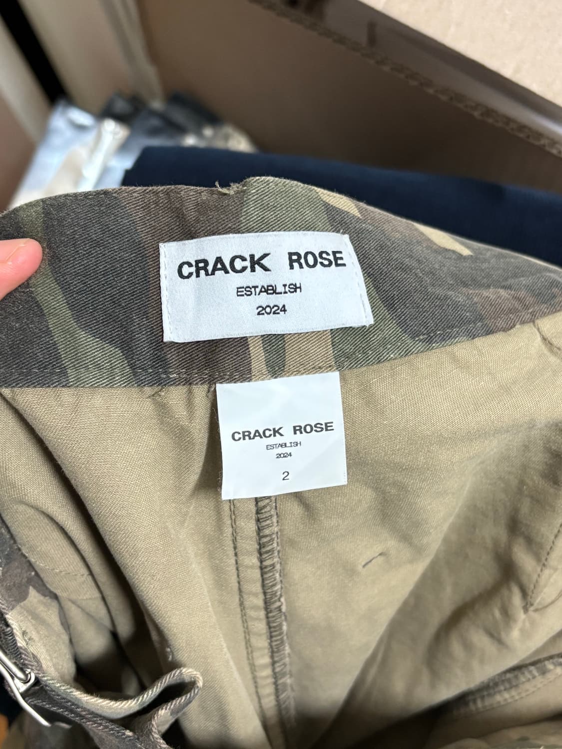 크랙로즈 / 레이어드 프린팅 카모플라주 팬츠 상품이미지10