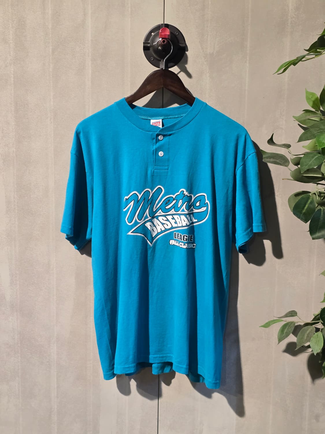 Soffe Shirts Metro Baseball 헨리넥 팀 티셔츠 상품이미지1