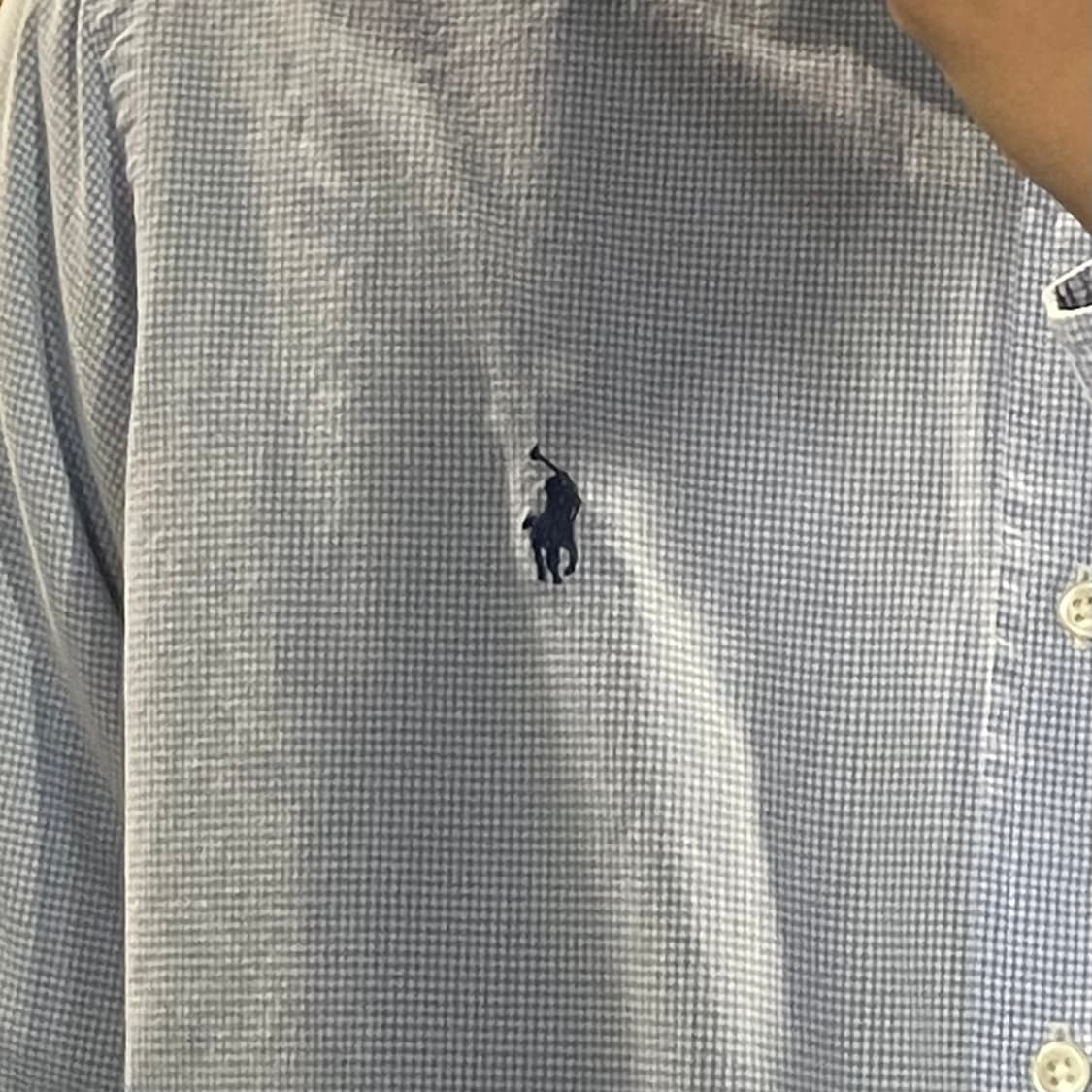 [IM] Polo 폴로랄프로렌  블루 체크 긴팔셔츠 상품이미지5