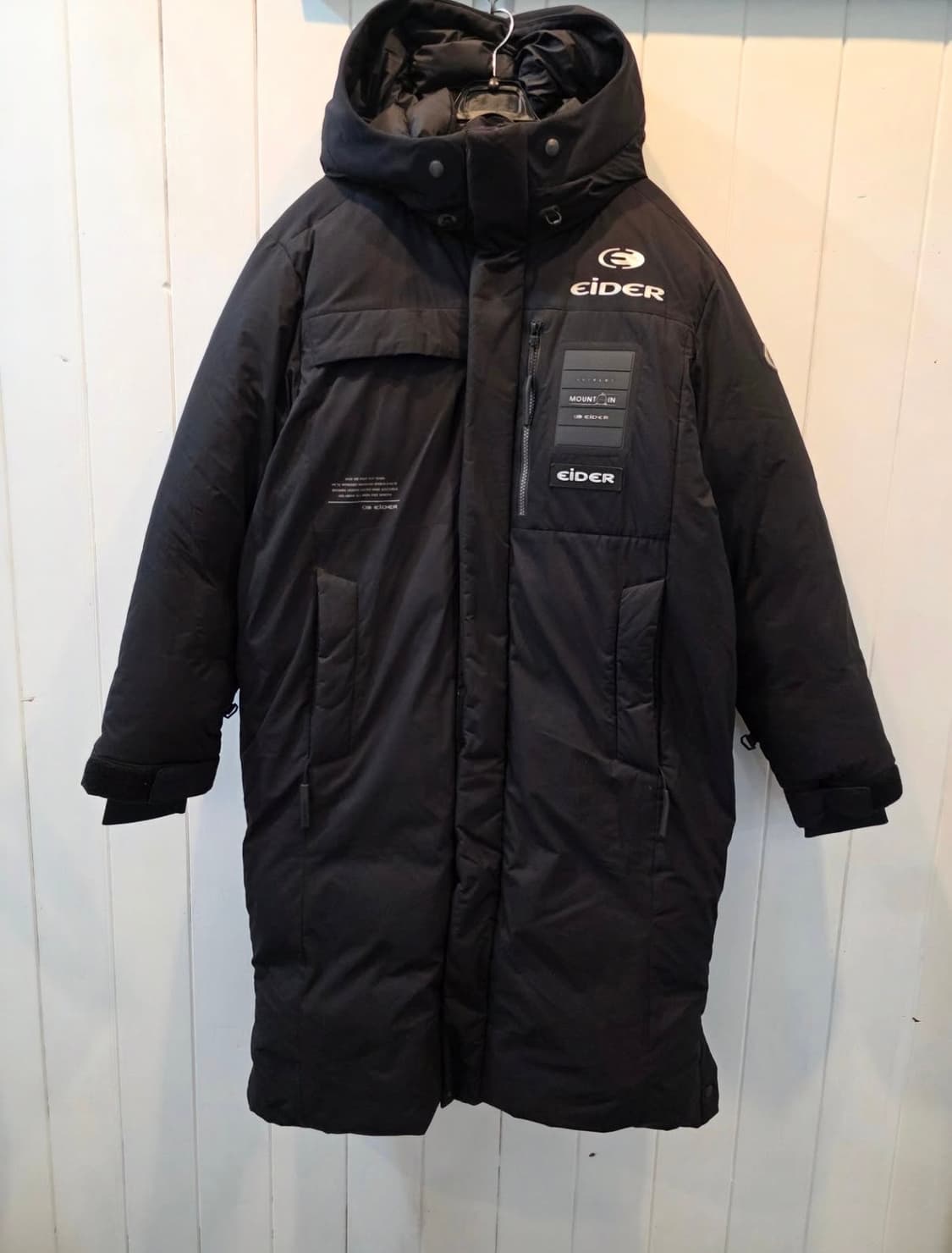 (남녀공용) EIDER [아이더] 블랙 대장 롱패딩 상품이미지2