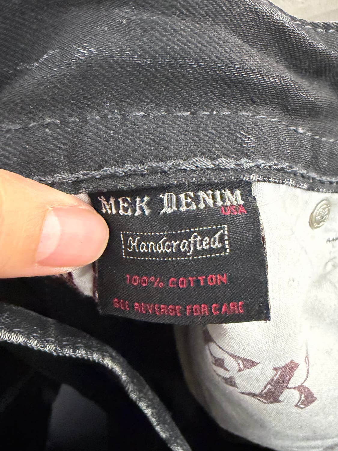 Mek Denim vintage black jean 34/34 상품이미지9