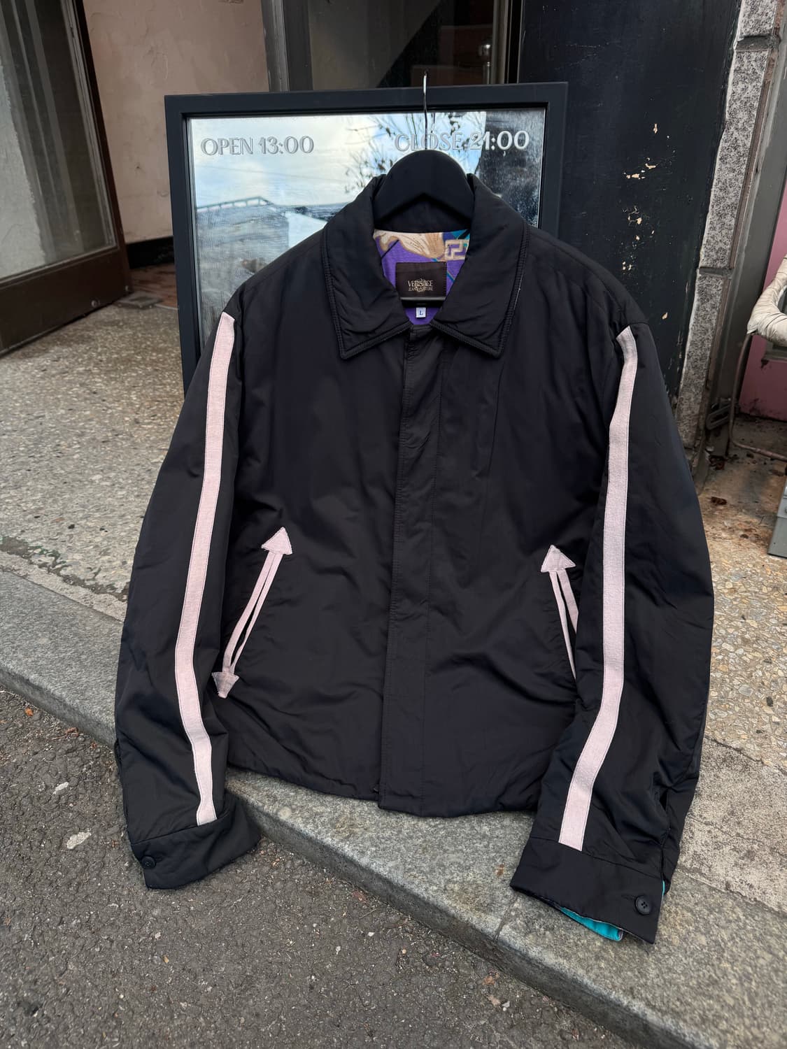 90s 베르사체 진스 꾸띄르 패딩 자켓 상품이미지1