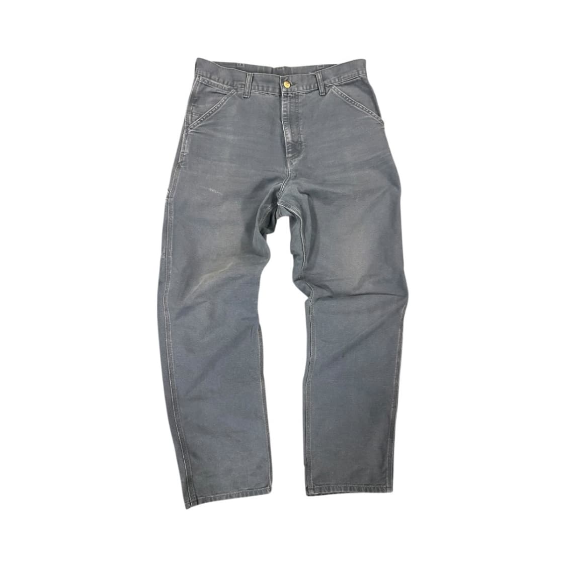 L) 칼하트 WIP 워시드 그레이 싱글니 카펜터 팬츠 BC-032 상품이미지1