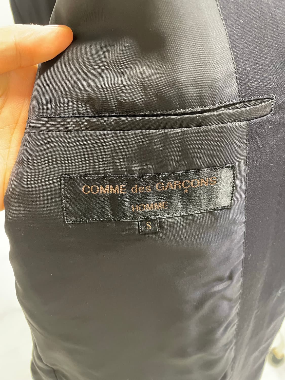 꼼데가르송 옴므 블레이저 자켓 / 다크네이비 / S 상품이미지3