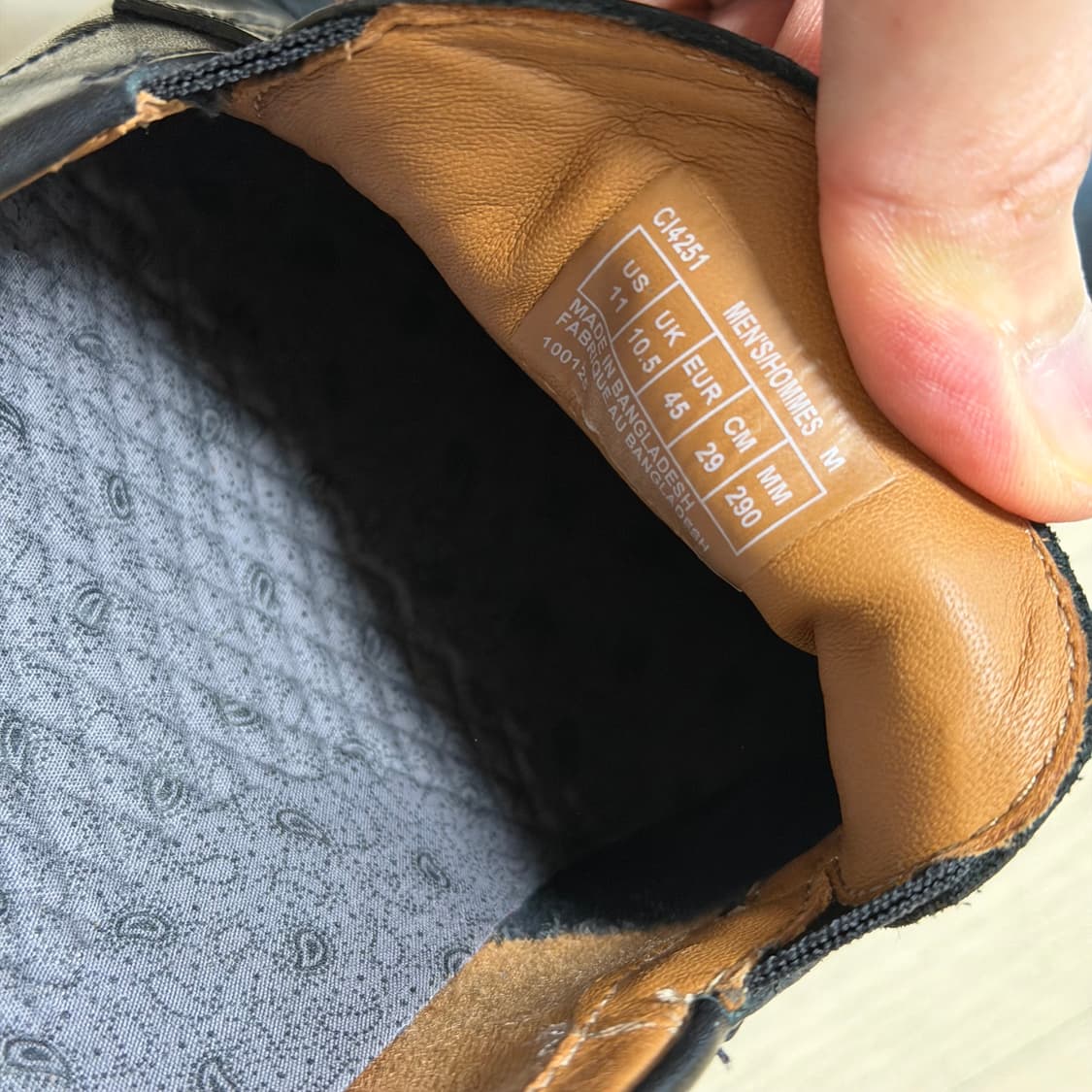 락포트 블랙 페니로퍼 11M(285-290) 상품이미지4