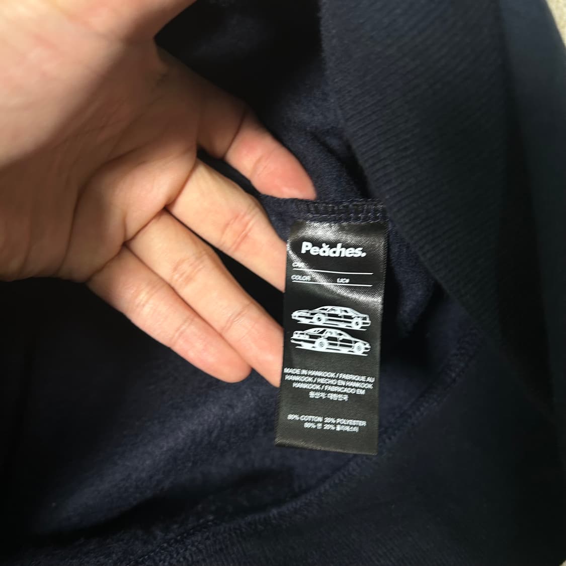  (L) 피치스 유니버스 블랙 맨투맨 상품이미지6