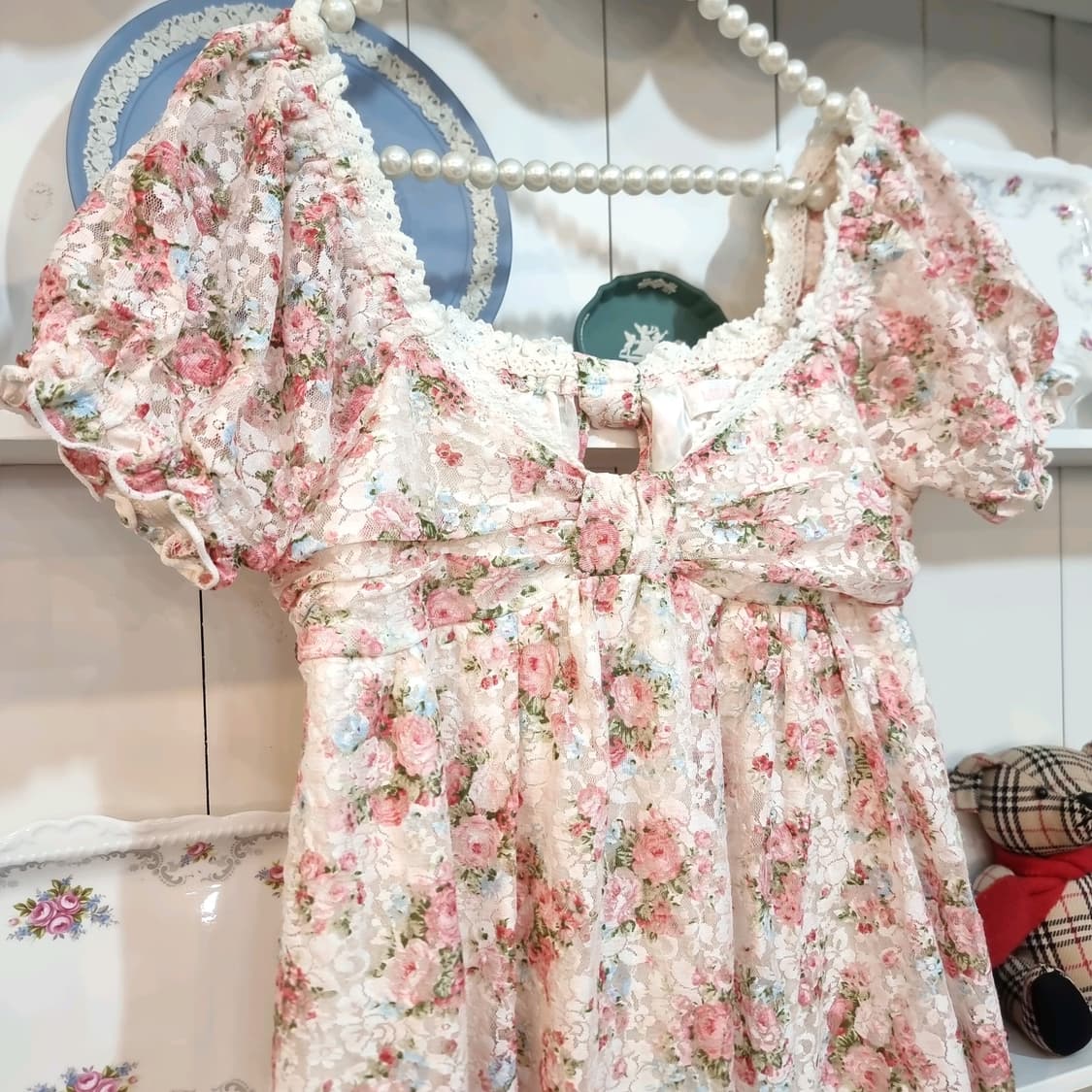 리즈리사(LIZ LISA) 로즈가든 레이스 플라워 원피스 상품이미지5