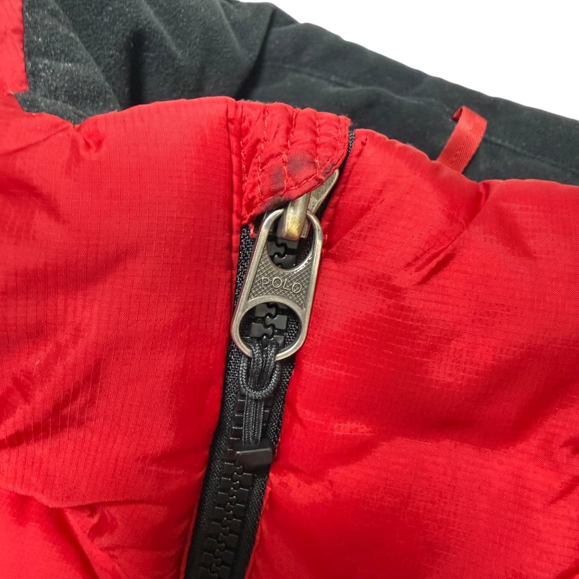 폴로 성조기 빅포니 패딩조끼 레드 상품이미지7