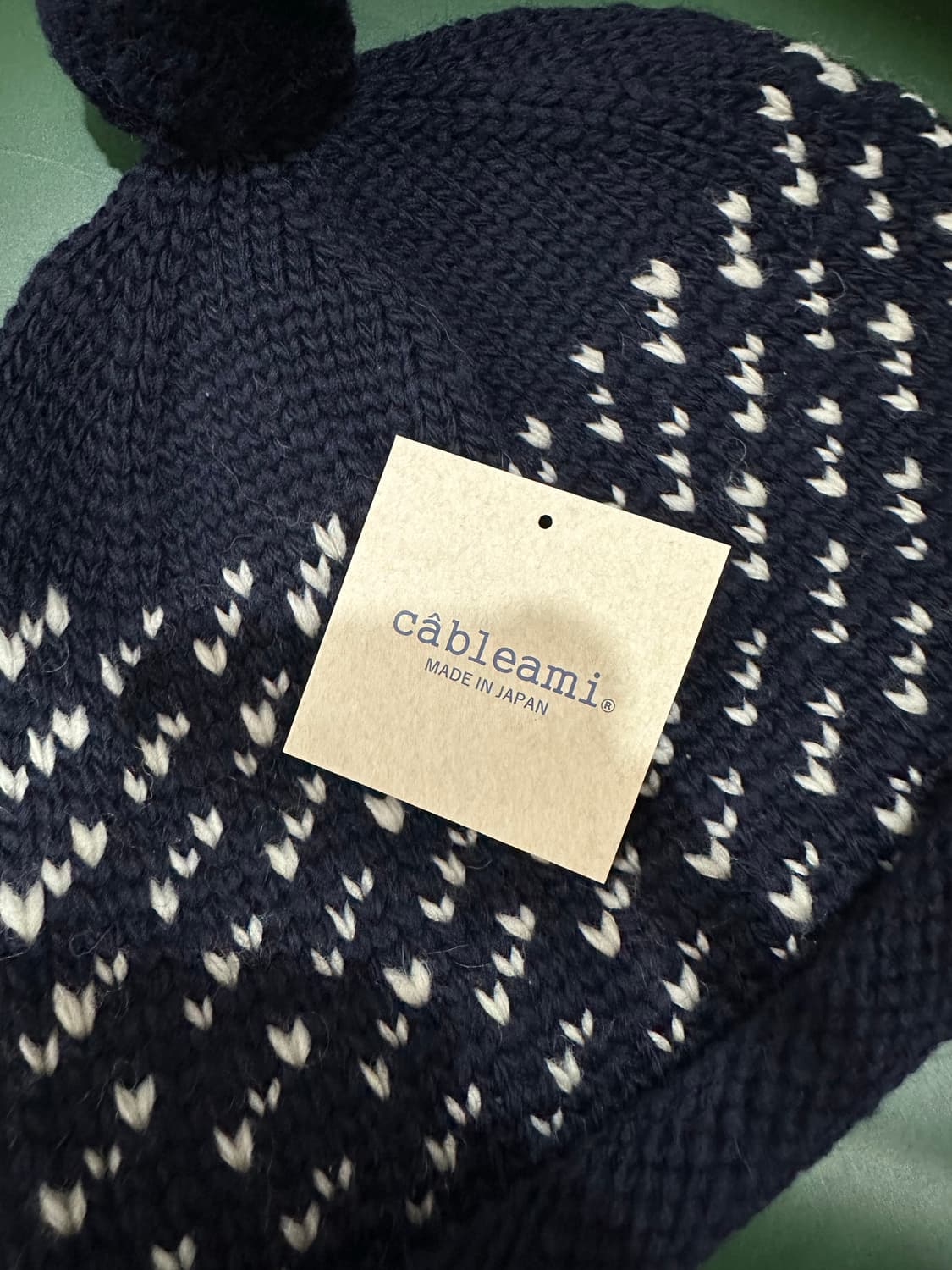 cableami 케이블아미 방울비니 새상품 상품이미지3