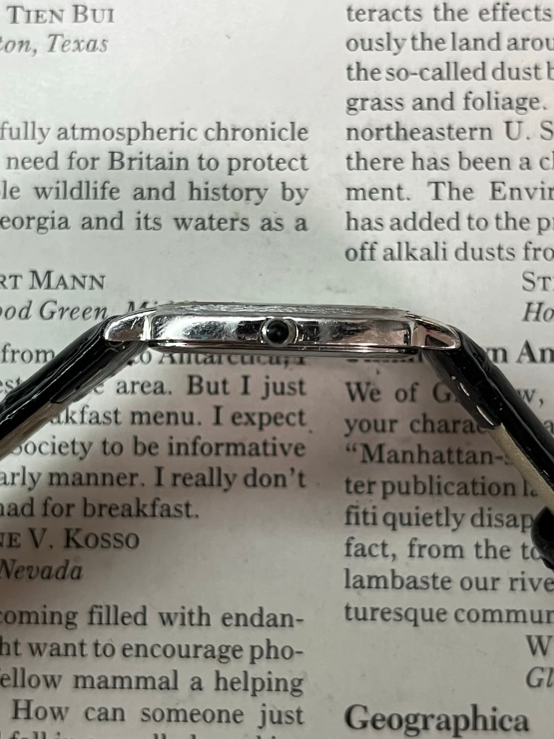 SEIKO DOLCE 텍스처 다이얼 쿼츠 드레스 워치 상품이미지5