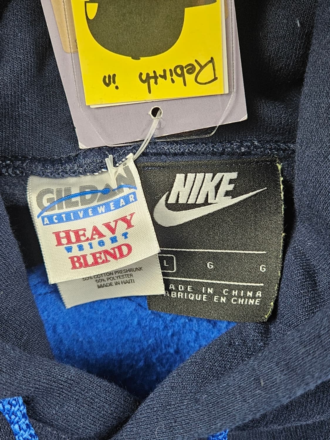 길단 X 나이키 아플리케 커스텀 후드 티셔츠 ( XL ) / 10693 상품이미지9