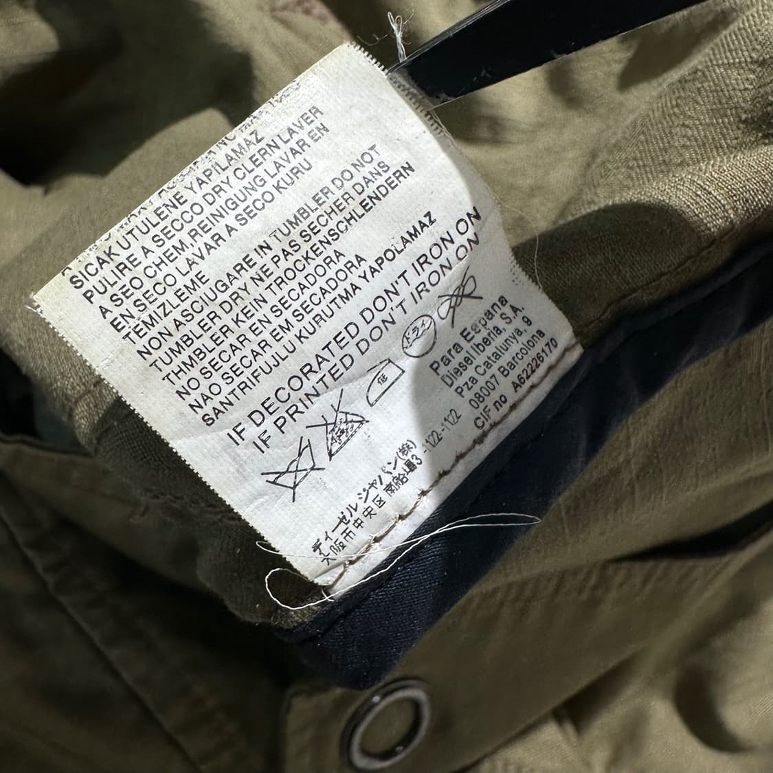 디젤 밀리터리 멀티 바이커 자켓 상품이미지9