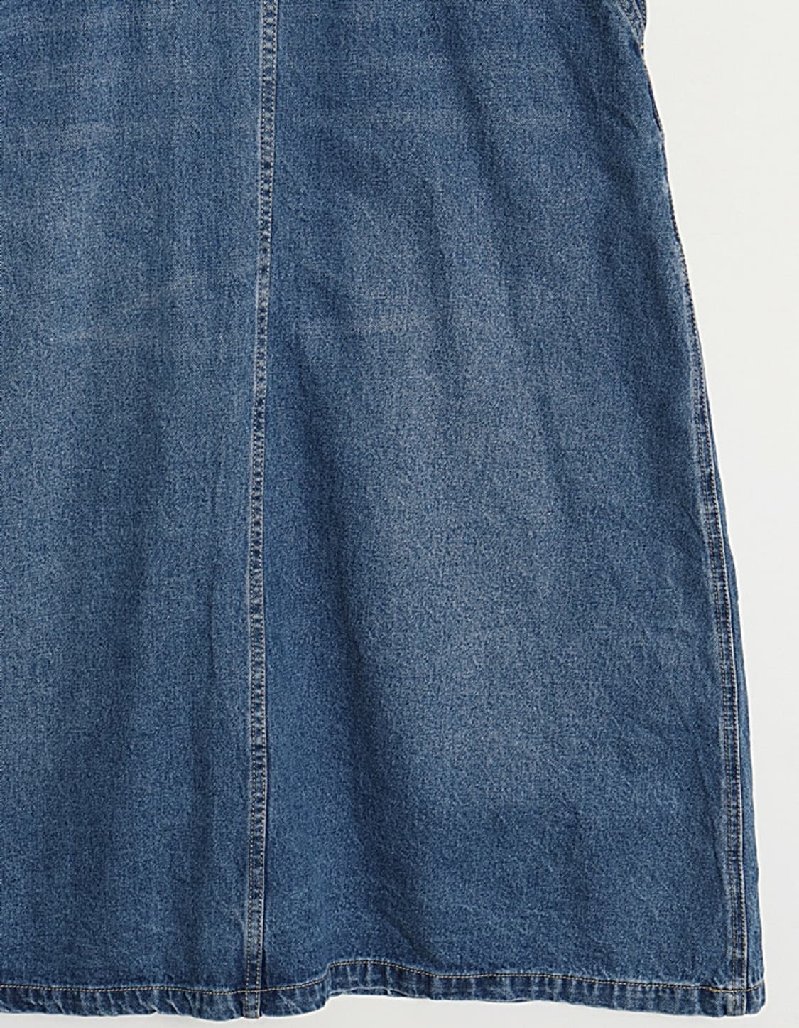 Lugnoncure Denim Jumper Skirt (44~55) 상품이미지4