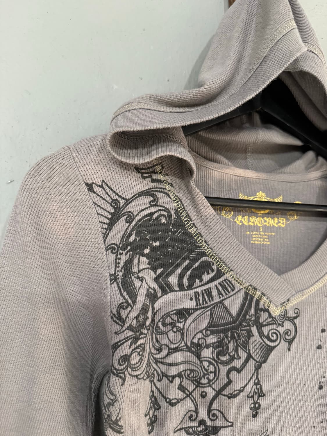 tattoo printing detail hood sleeve 상품이미지7