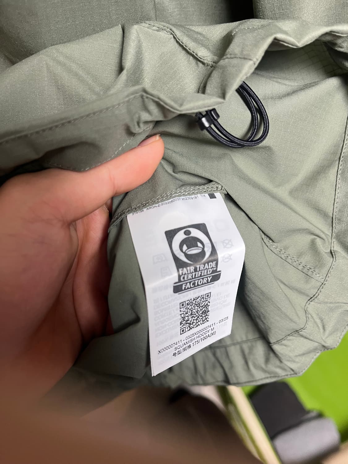 아크테릭스 스쿼미시 후디 포리지 M 상품이미지5