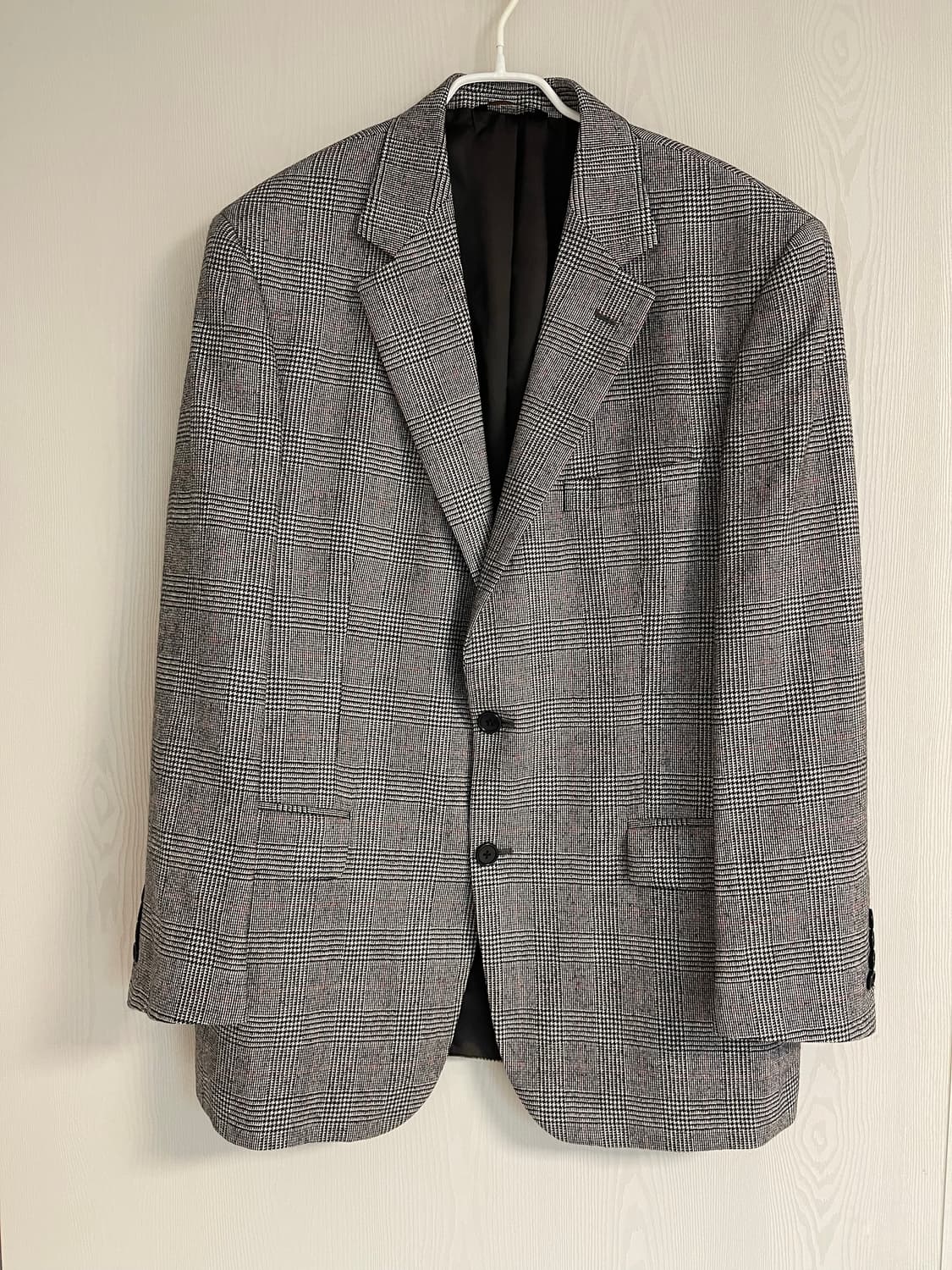 브룩스브라더스 로로피아나 질랜더 원단 글렌체크 블레이저 자켓 40R(1 상품이미지2