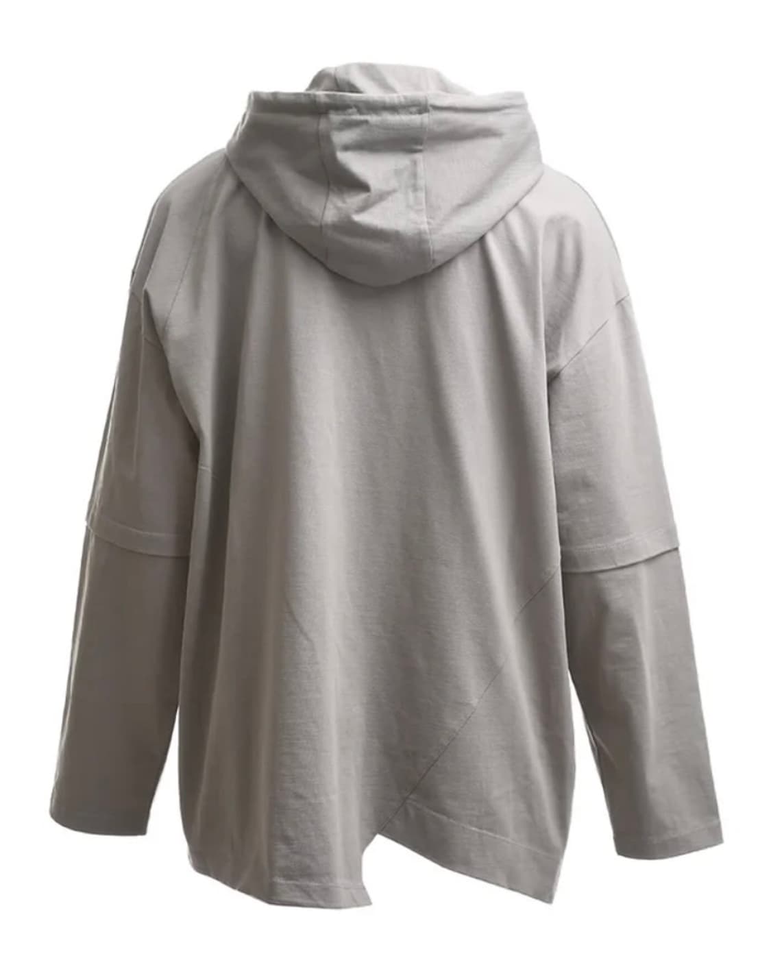 사운즈 비뮈에트 / 비대칭 절개 그레이 갤러리 후드티 상품이미지3