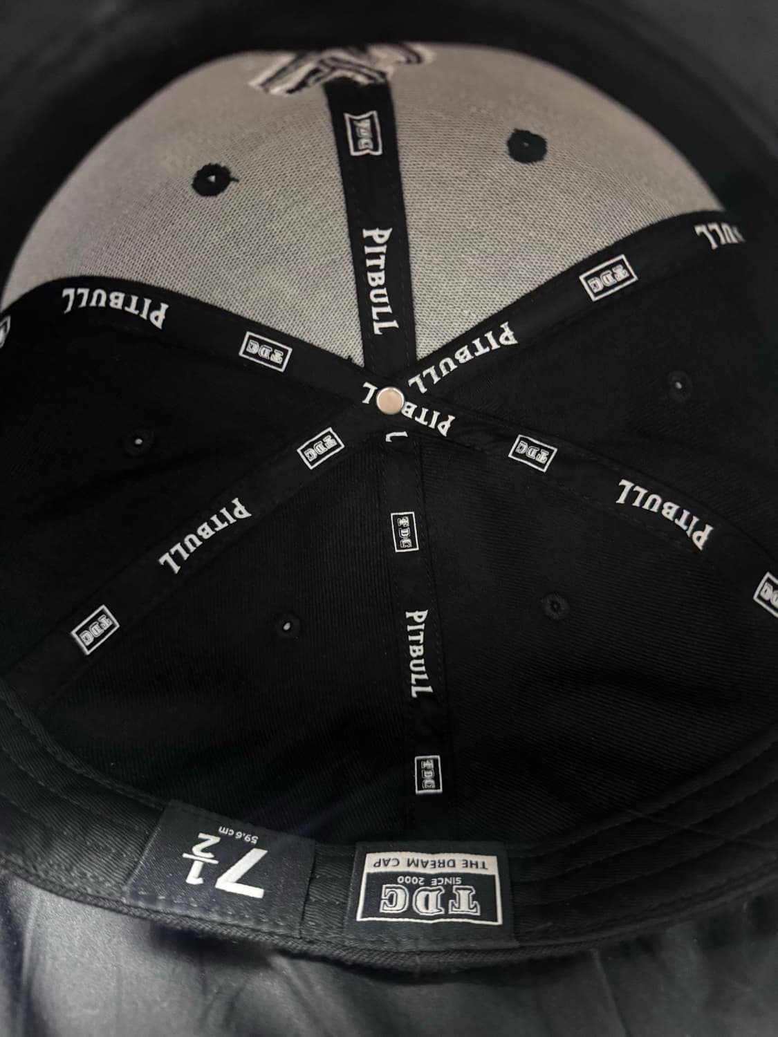 YVL HAT 7 1/2 White trim On Black 상품이미지2