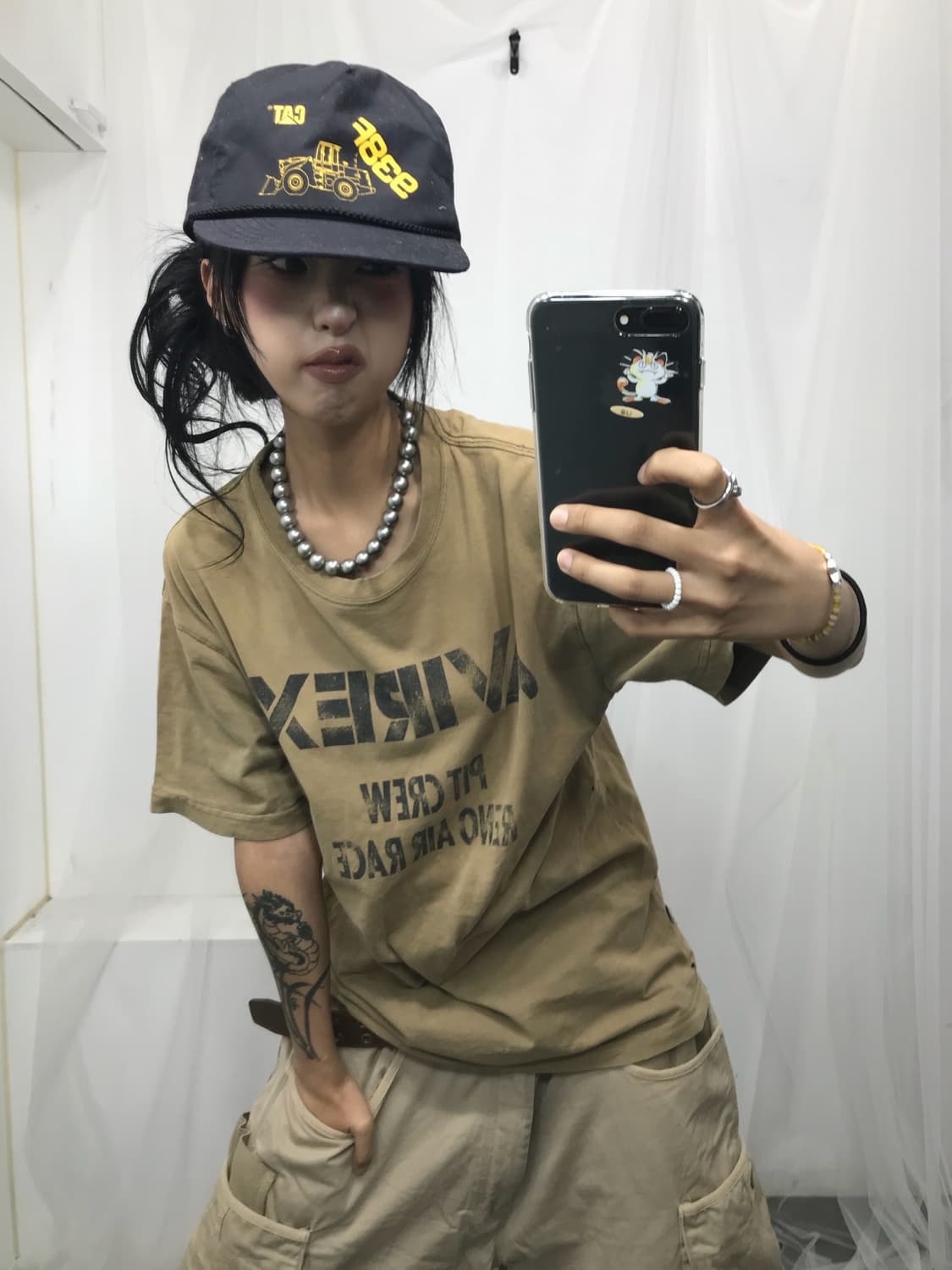 < Avirex Damage Logo T-shirt > 상품이미지7