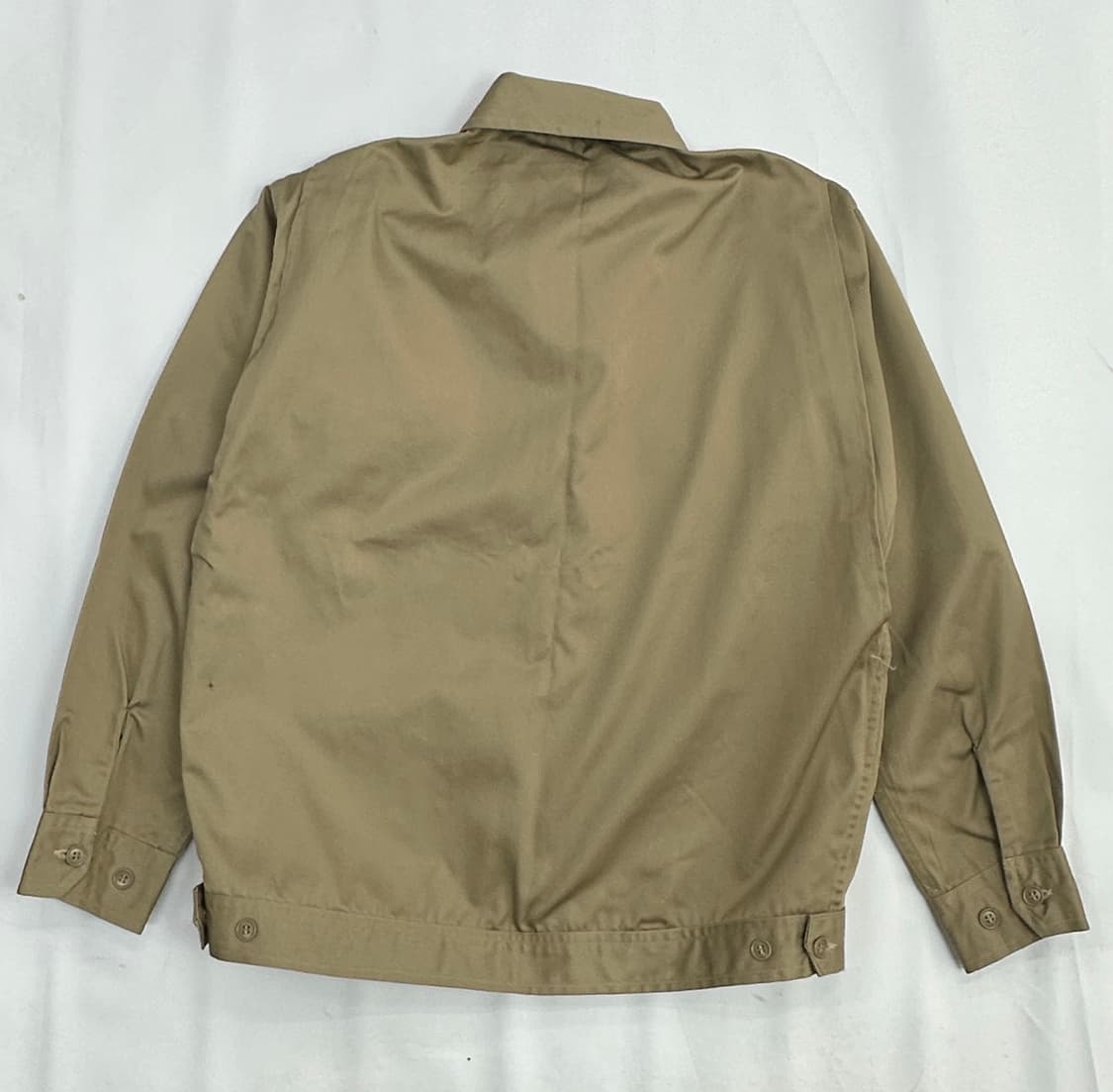 7 Tetoron 브라운 베이지 봄버 자켓 일본 빈티지 아우터 자켓 상품이미지3