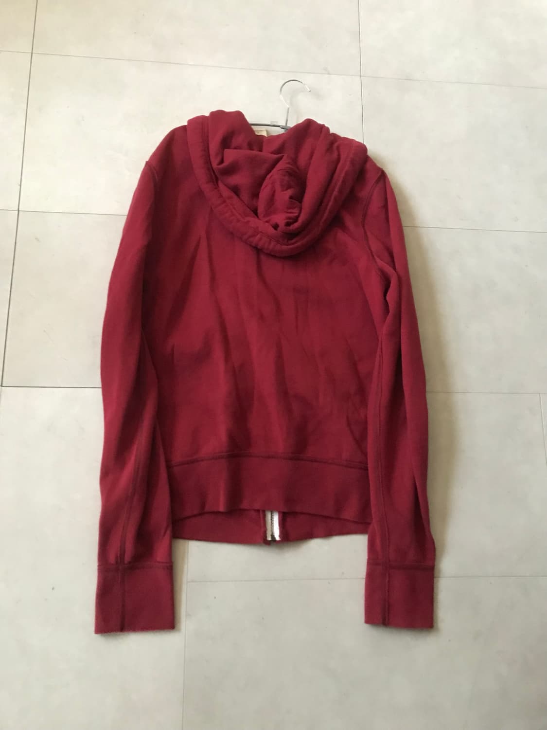 아베크롬비 딥레드 후드집업 상품이미지8