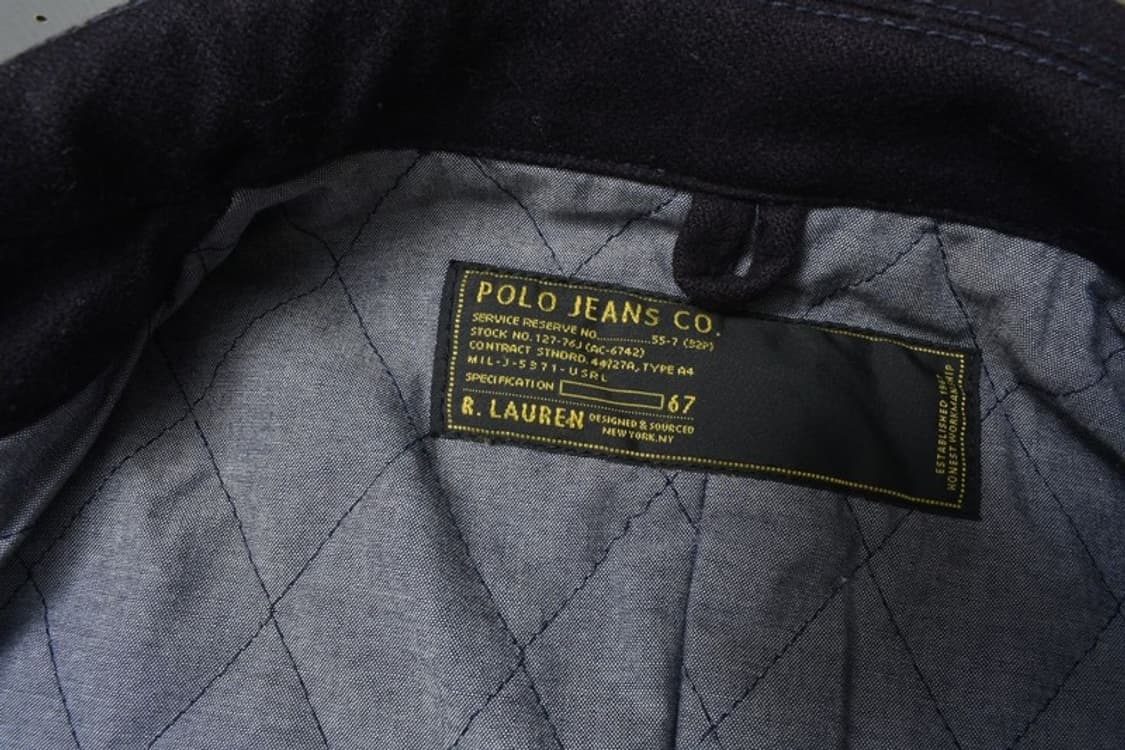 00S 폴로 랄프포렌 울 피코트 L N1081 상품이미지6