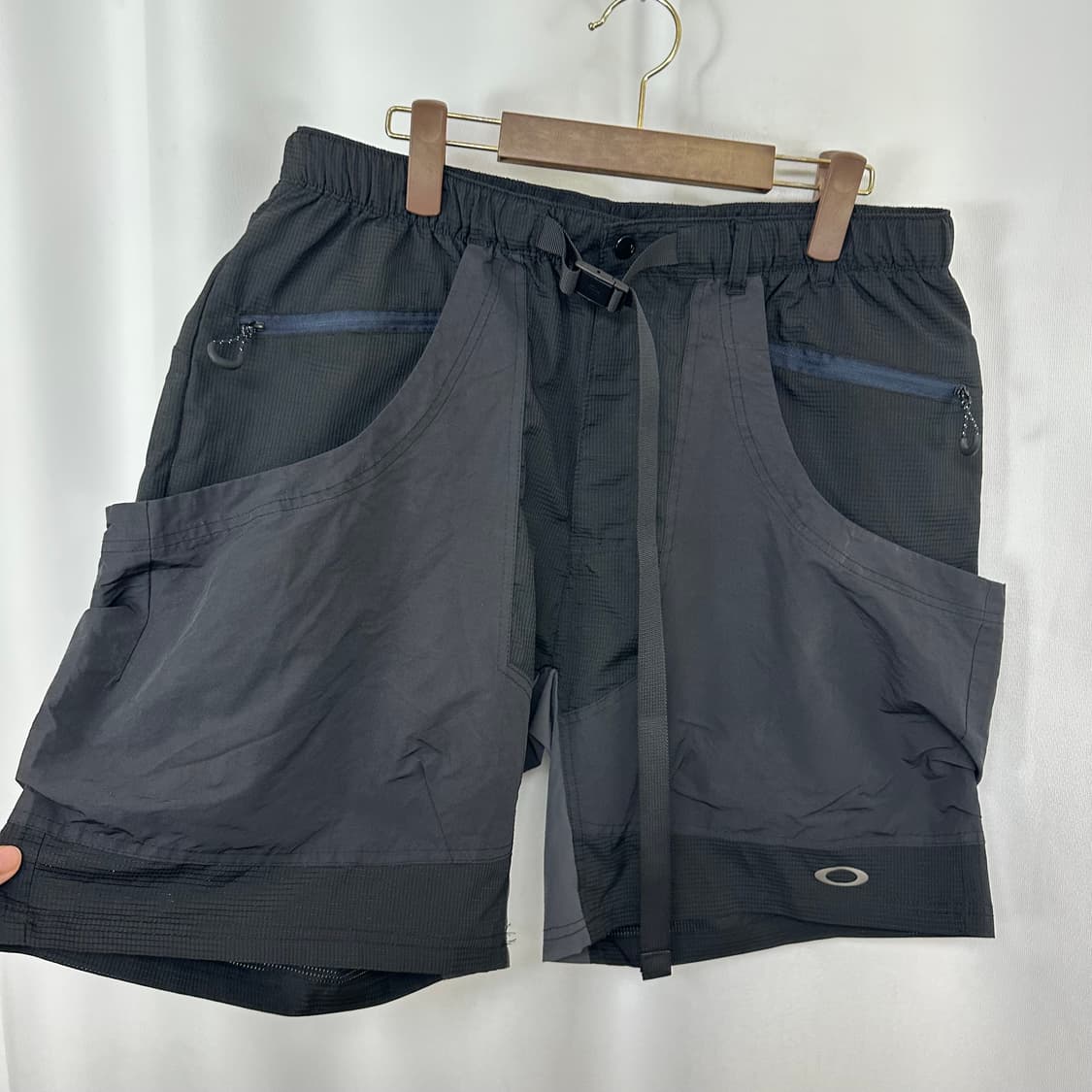   오클리 남자 벨트 밴딩 반바지 검정 XXL (34-35인치) 상품이미지4