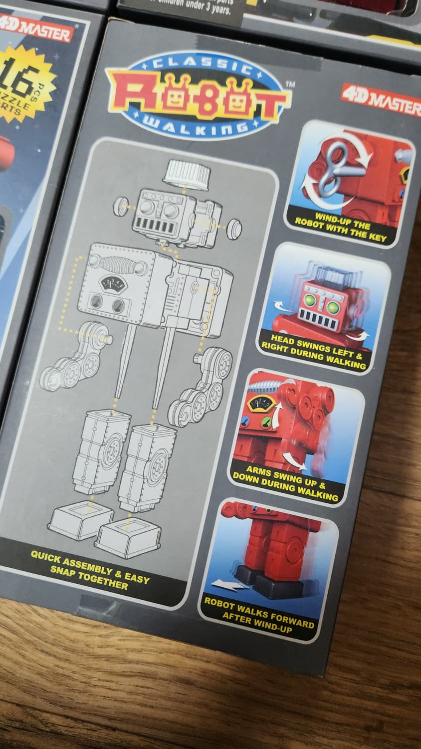 # 빈티지 4D Master 클래식 로봇 워킹 조립 퍼즐 프로모델 로보트 상품이미지8