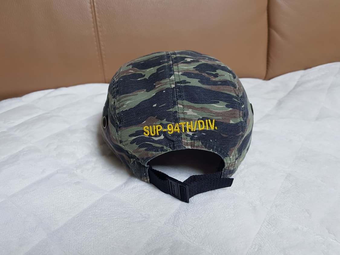 슈프림 밀리터리 캠프캡 모자 볼캡 올리브 타이거 카모 24SS 상품이미지4