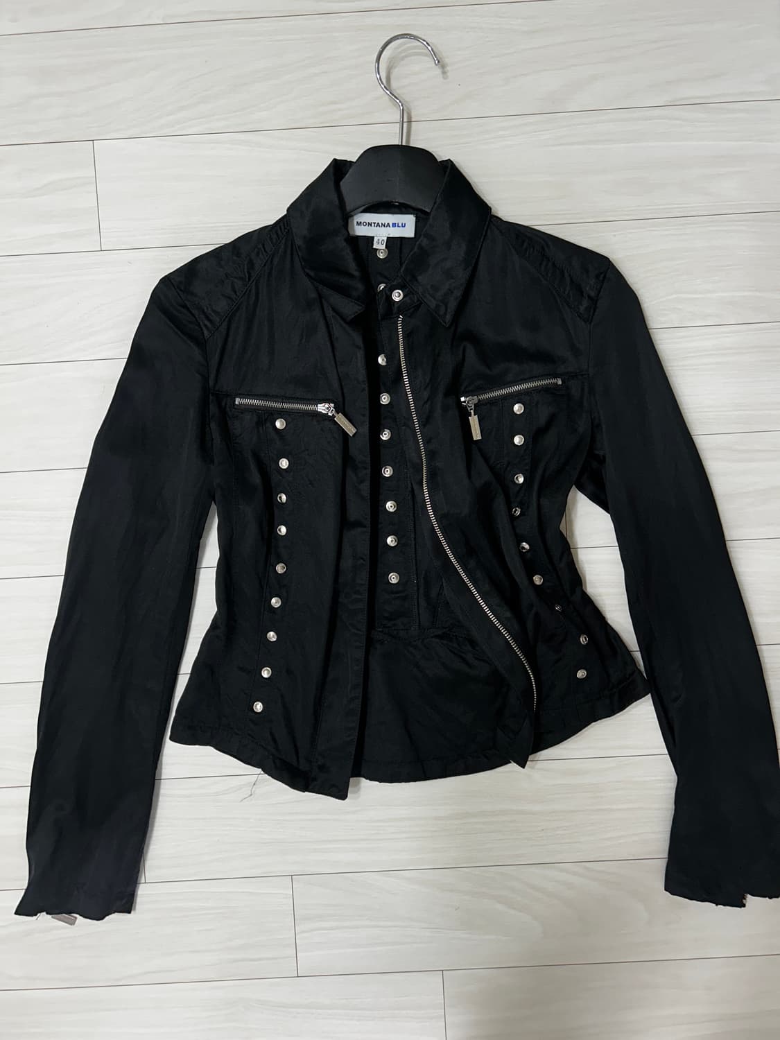 노매뉴얼 슬림핏 자켓 고스펑크 상품이미지2