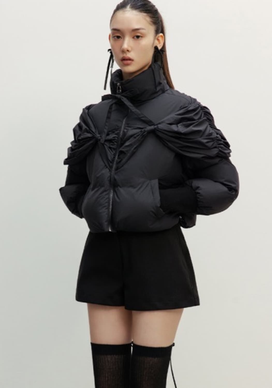 더티스 리본 푸퍼 패딩 (게러지 세일 구매) 상품이미지1