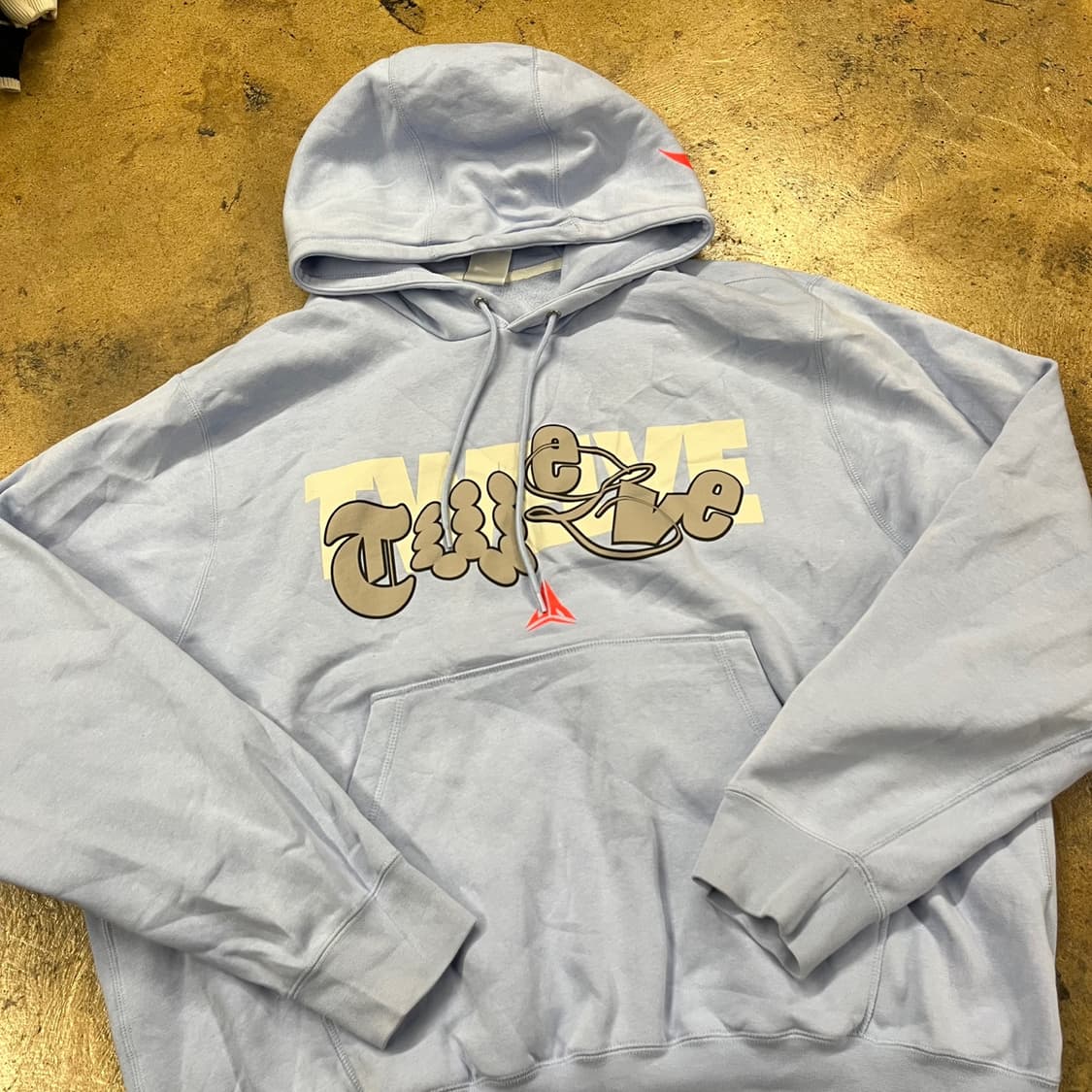 [정품/4XL] 나이키 조던 Twelve 그래픽 후드티 하늘색 b8 상품이미지1