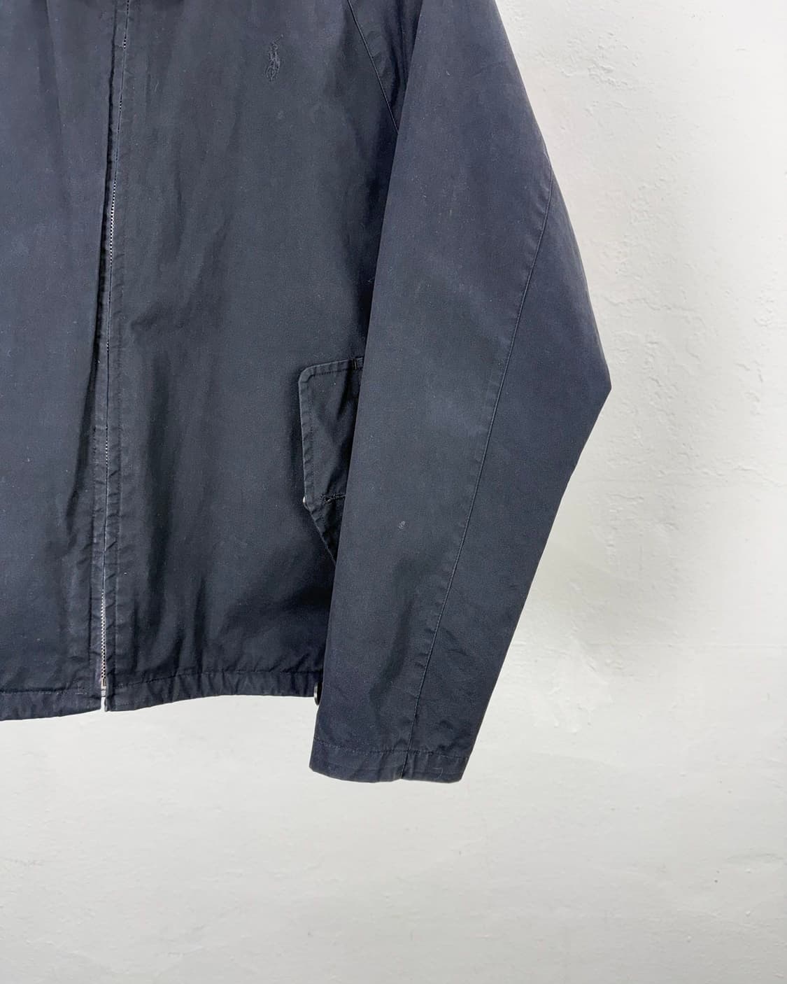 폴로 랄프로렌 블랙 베이포트 코튼 쉘 해링턴 자켓 상품이미지6