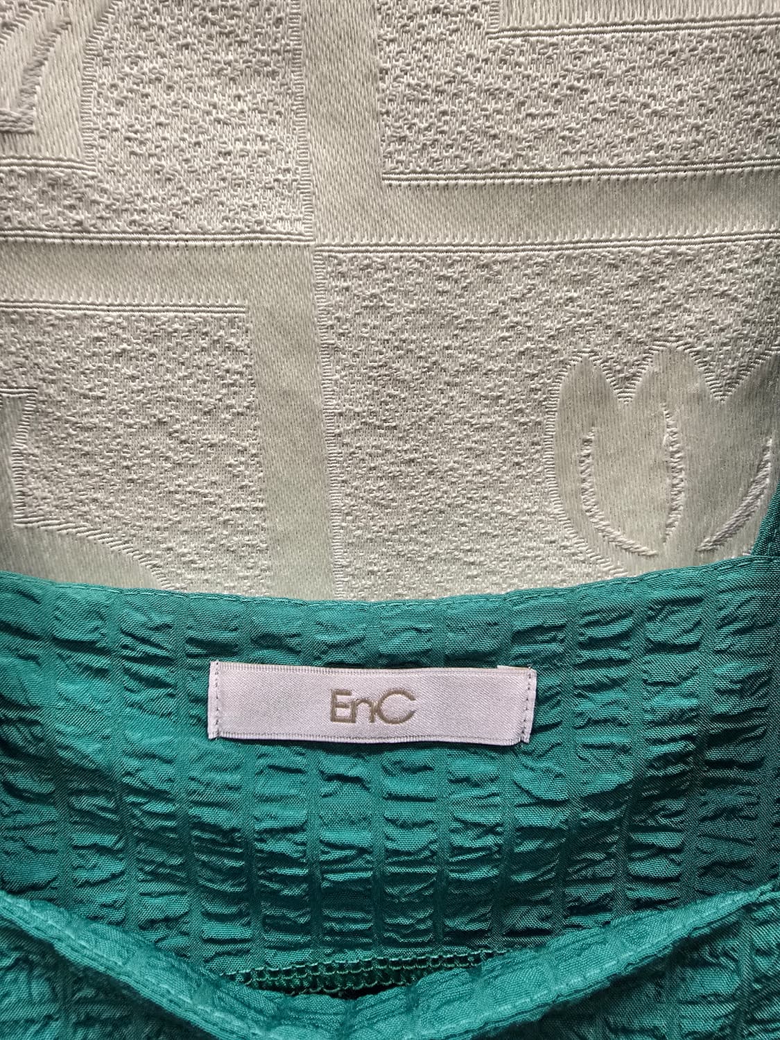 Enc 스퀘어넥 프릴 원피스 프리사이즈 상품이미지8