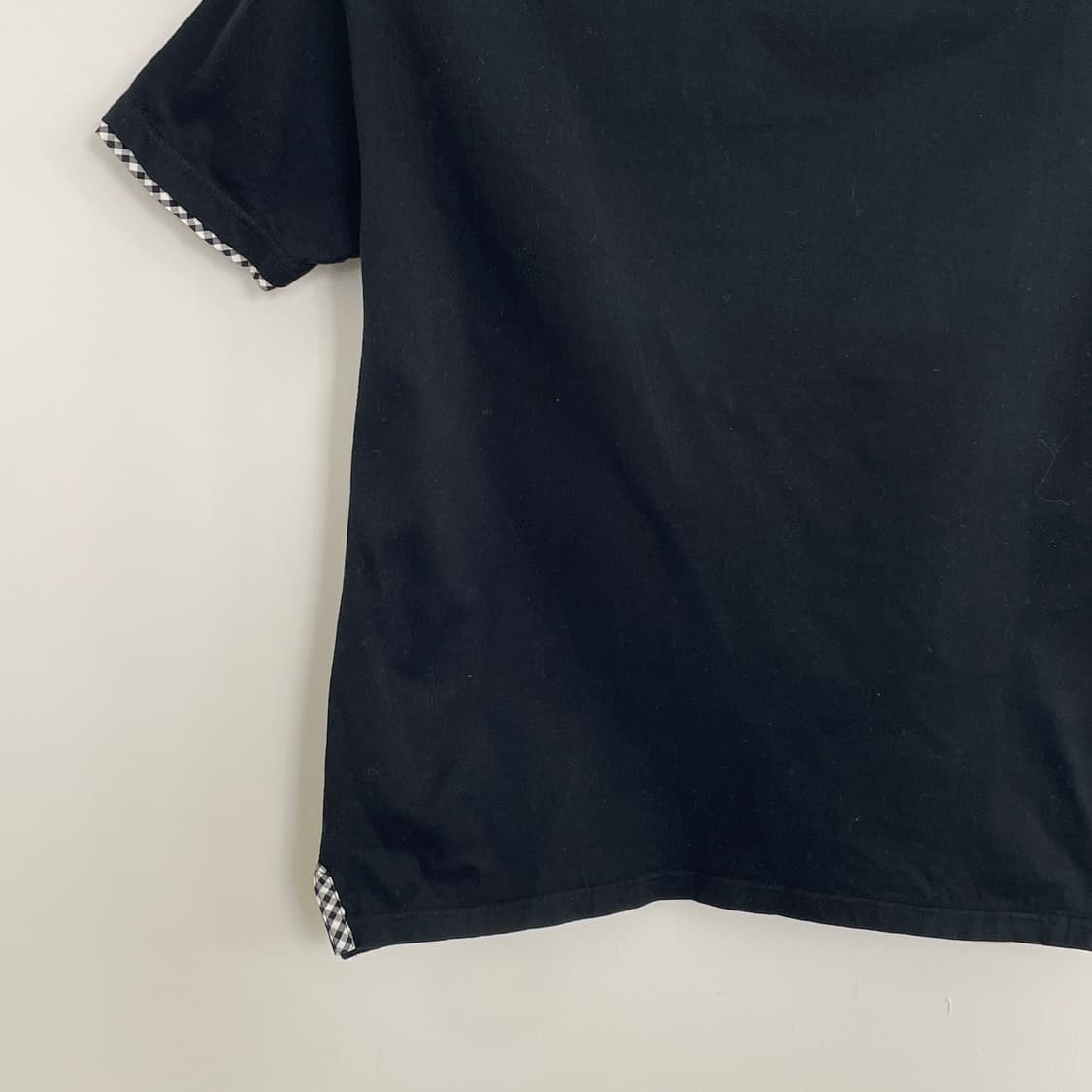버버리 카라 체크 블랙 PK 반팔 티셔츠 상품이미지6