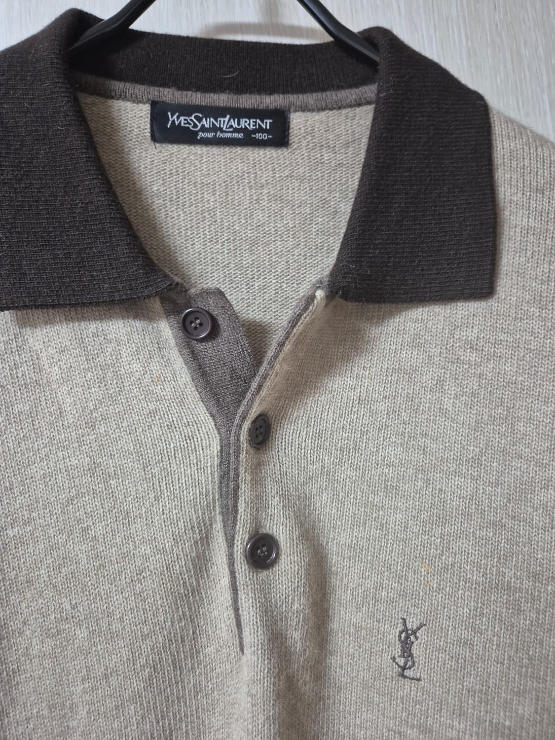 입생로랑 카라니트 앙고라스웨터 100 상품이미지3