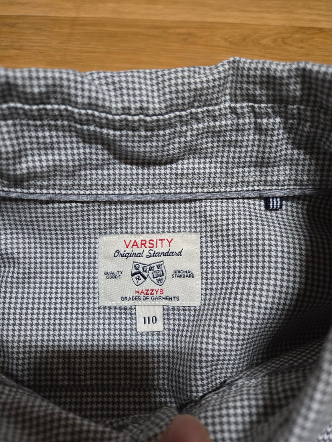 헤지스 남성 하운드체크 셔츠 상품이미지6