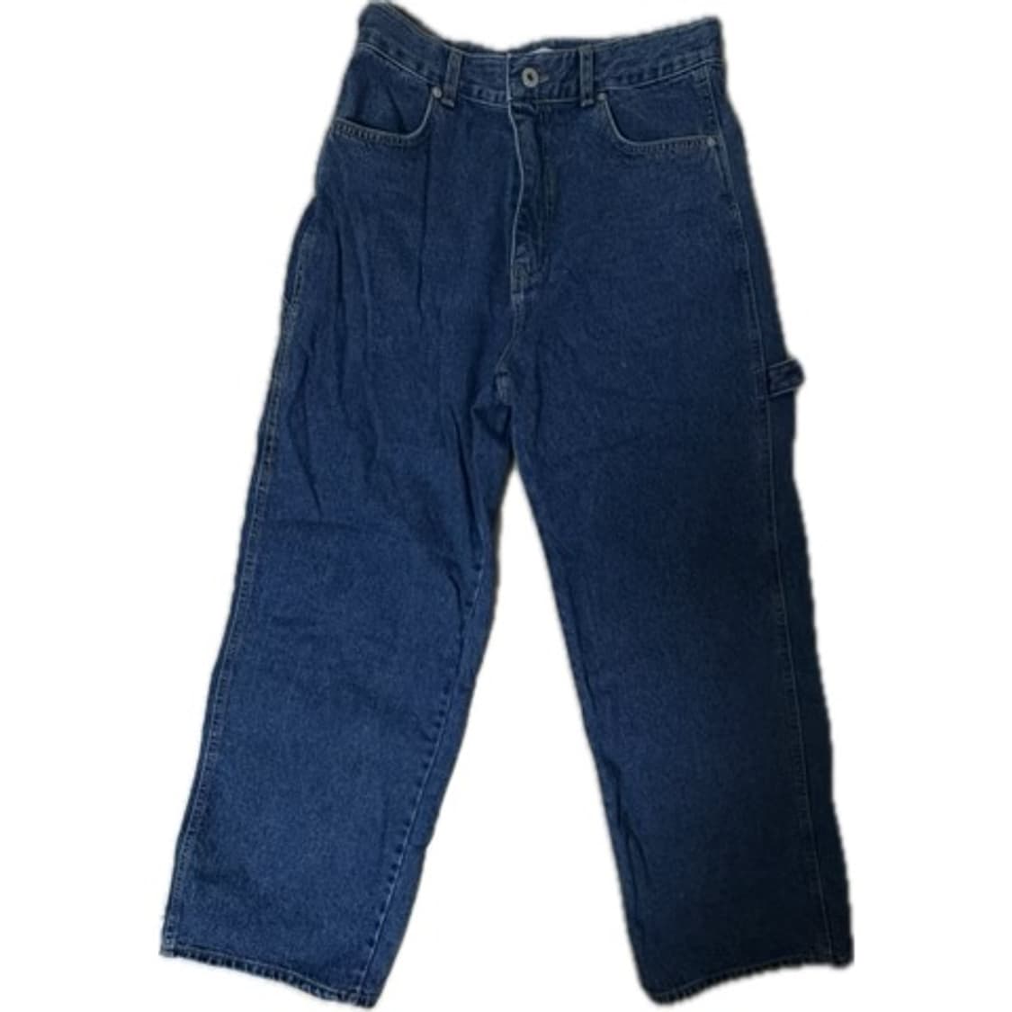 패치 카펜더 와이드 데님 팬츠 진청 판매 상품이미지2