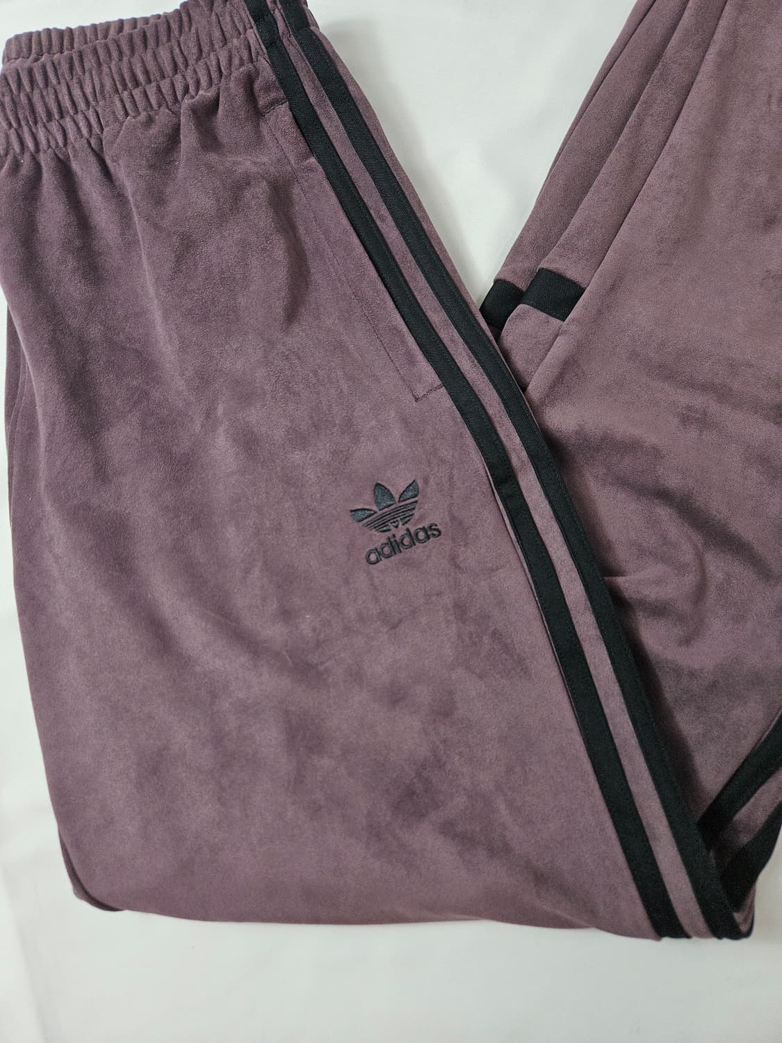 아디다스 오리지널 벨벳 퍼플 트랙팬츠 y2k 대장급 M 상품이미지3