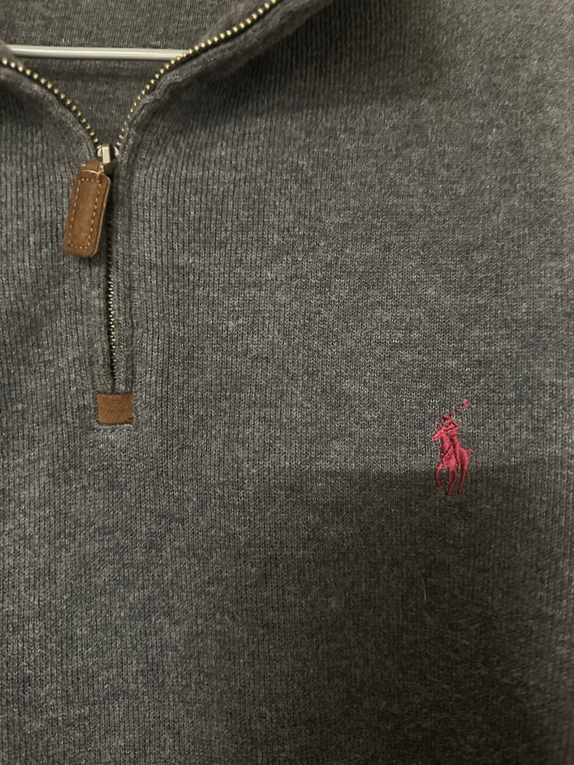 폴로 랄프로렌 하프집업 XL 회색 상품이미지2