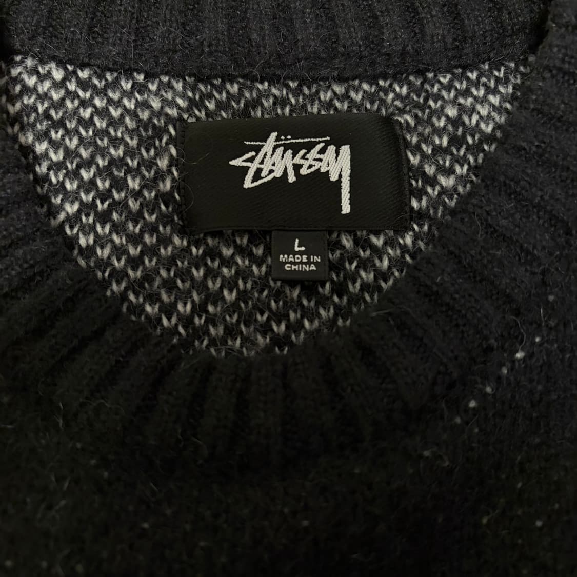 스투시 모헤어 블랙 니트 117097 상품이미지3