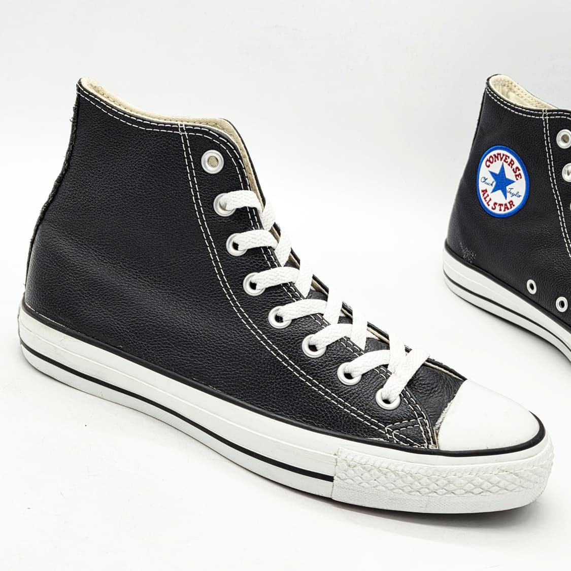 컨버스 레더 아이로봇 척 테일러 올스타 하이 블랙 (260) 상품이미지5