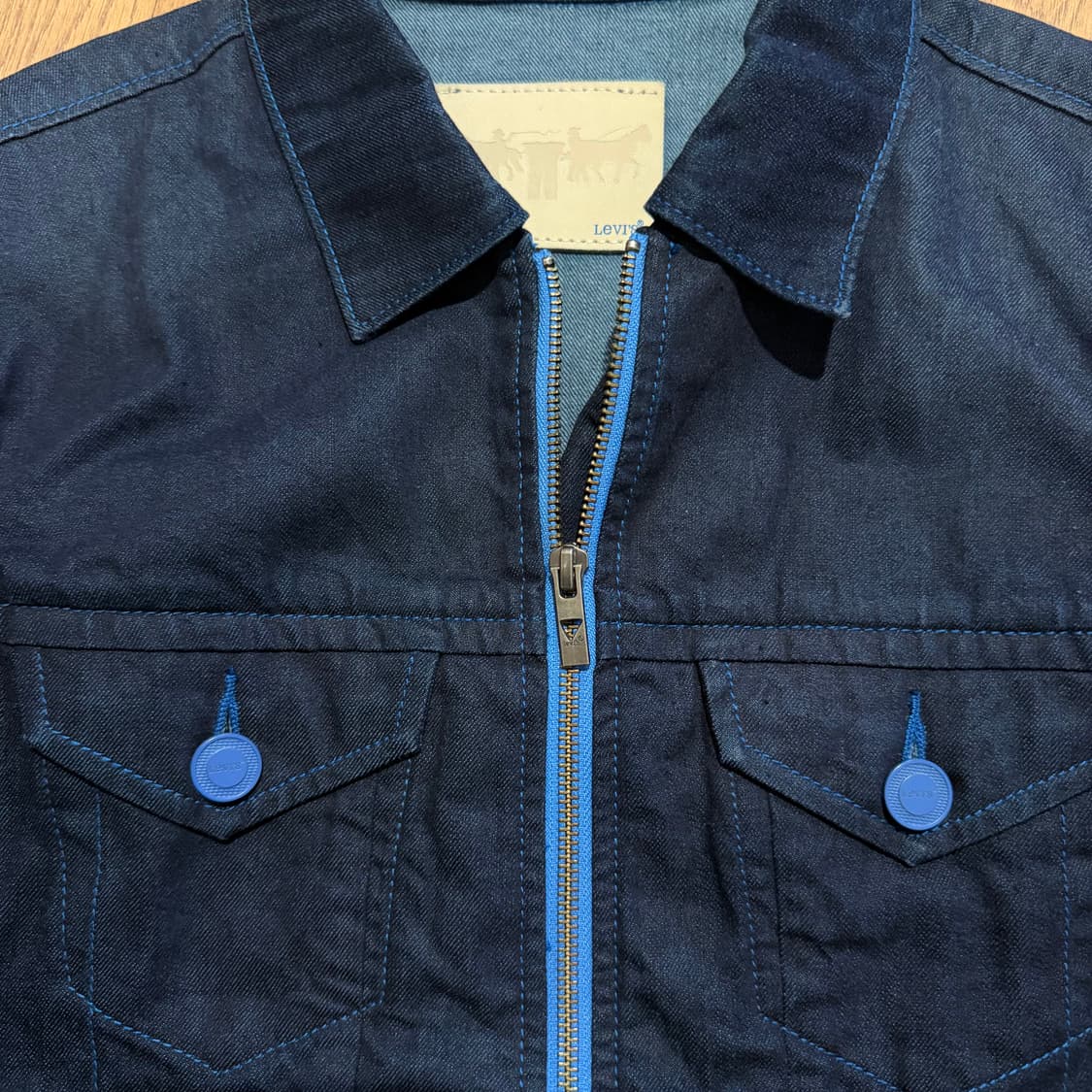 Levi's 인디고 데님 집업 자켓 상품이미지2