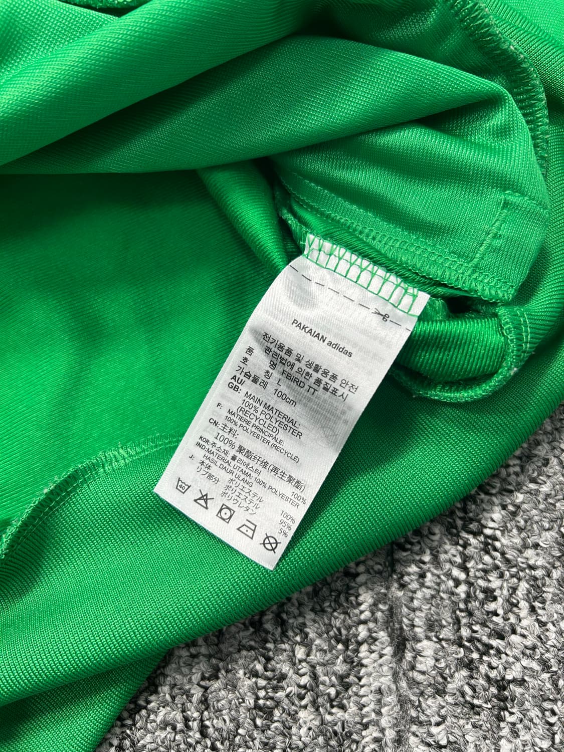 아디다스 그린 파이어버드 트랙탑 져지 L 상품이미지8