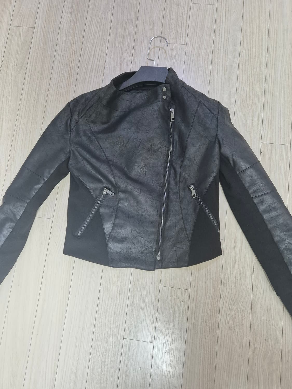 코벳 페이크레더 자켓 2사이즈 상품이미지4